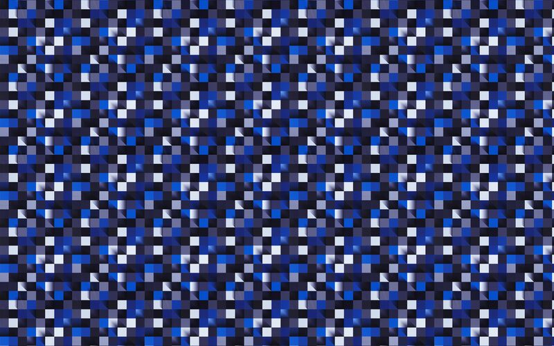 Papier peint intissé AXIOM coloris bleu profond