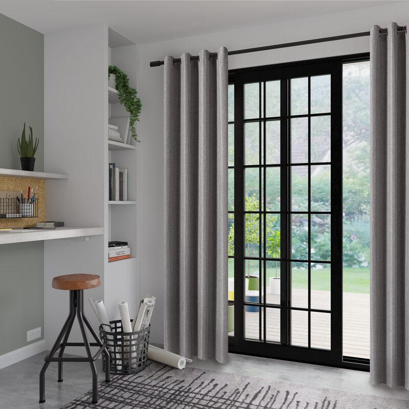 Rideau STAN coloris jean 140 x 260 cm