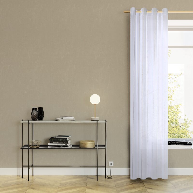 Voilage TILL coloris or  140 x 240 cm