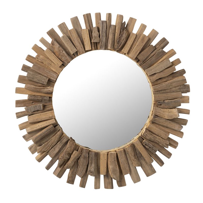 Miroir en bois JADE 60 x 60 cm