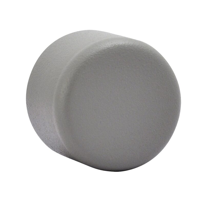 Embout VELOURS coloris gris grainé