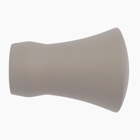 Embout VELOURS coloris gris grainé