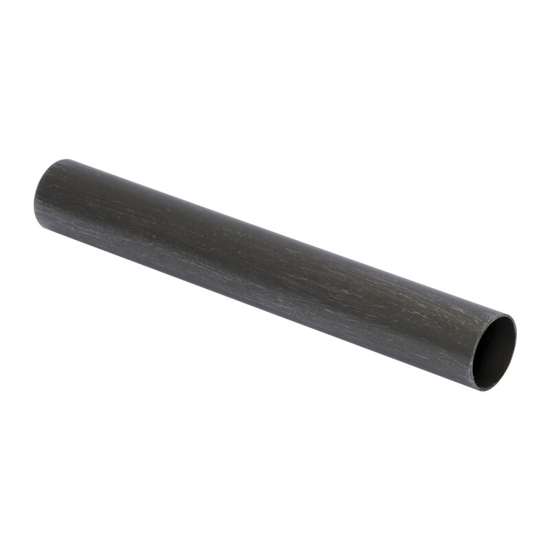 Support barre à rideau INDUSTRIAL coloris acier diamètre barre 2,8 cm longueur 20 cm