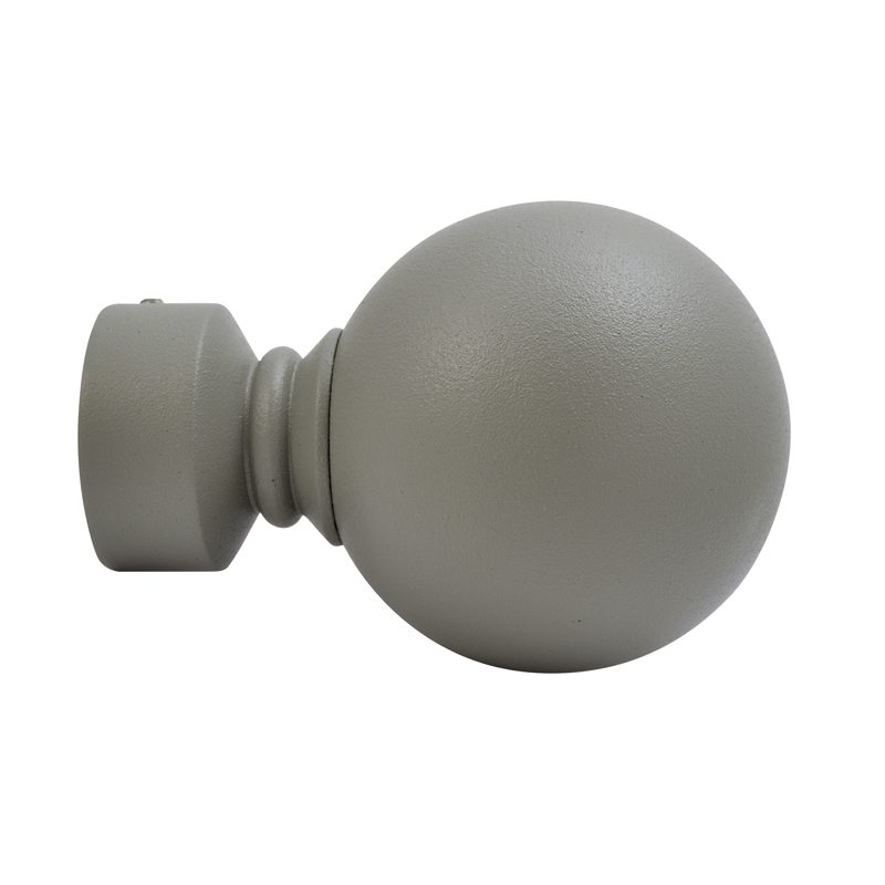 Embout VELOURS coloris gris grainé