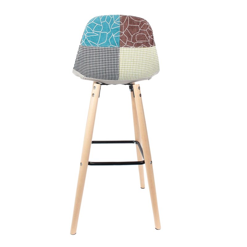 Tabouret de bar HYLLA coloris multicolore