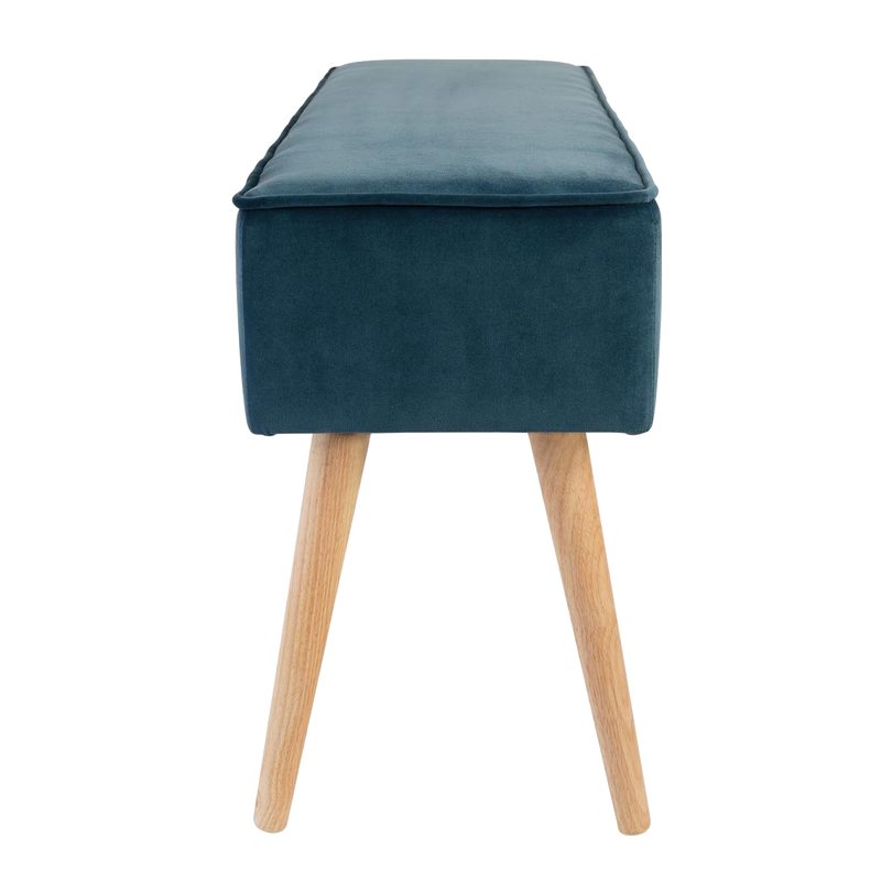 Banc POPY coloris bleu pétrole