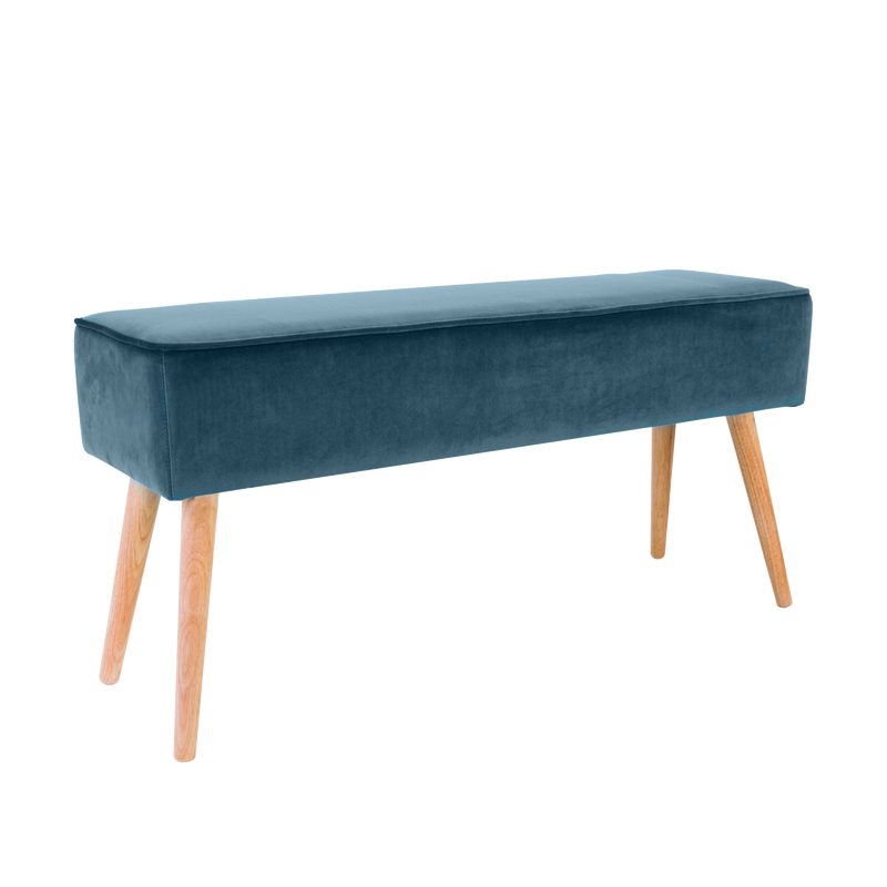 Banc POPY coloris bleu pétrole