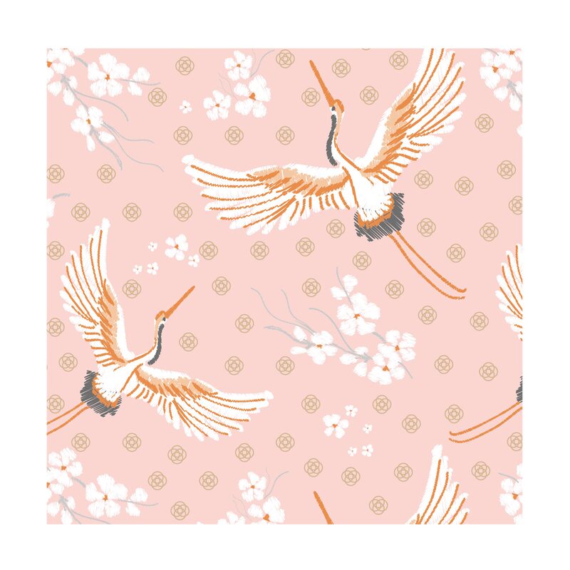 Serviette en papier VILLA coloris rose