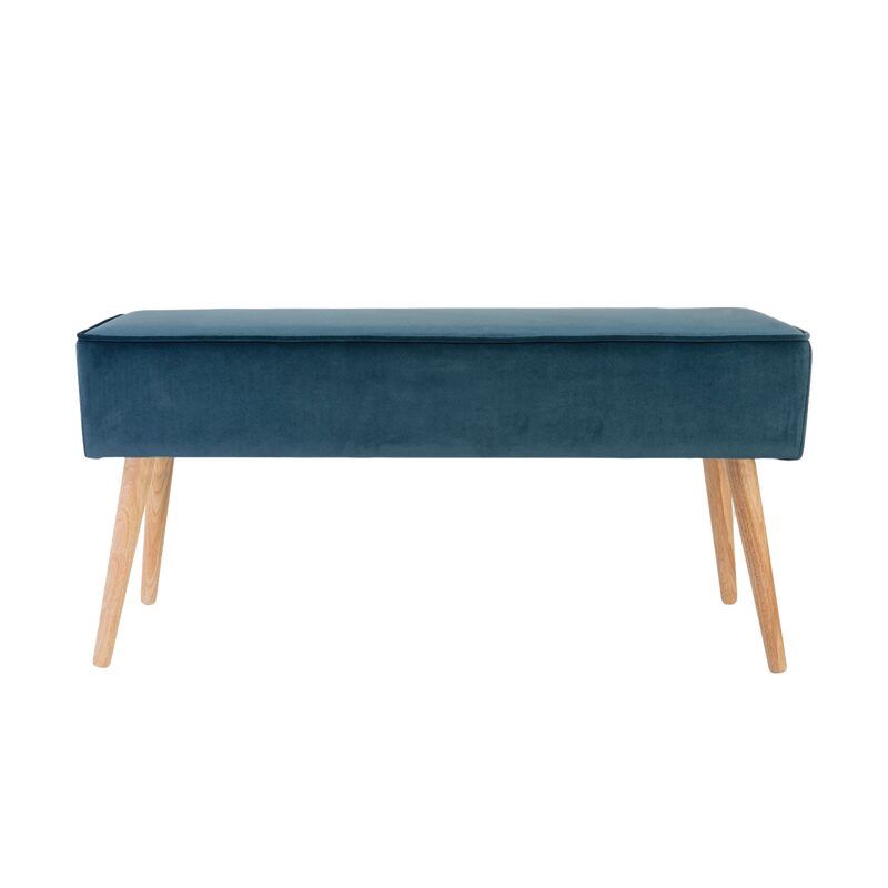 Banc POPY coloris bleu pétrole