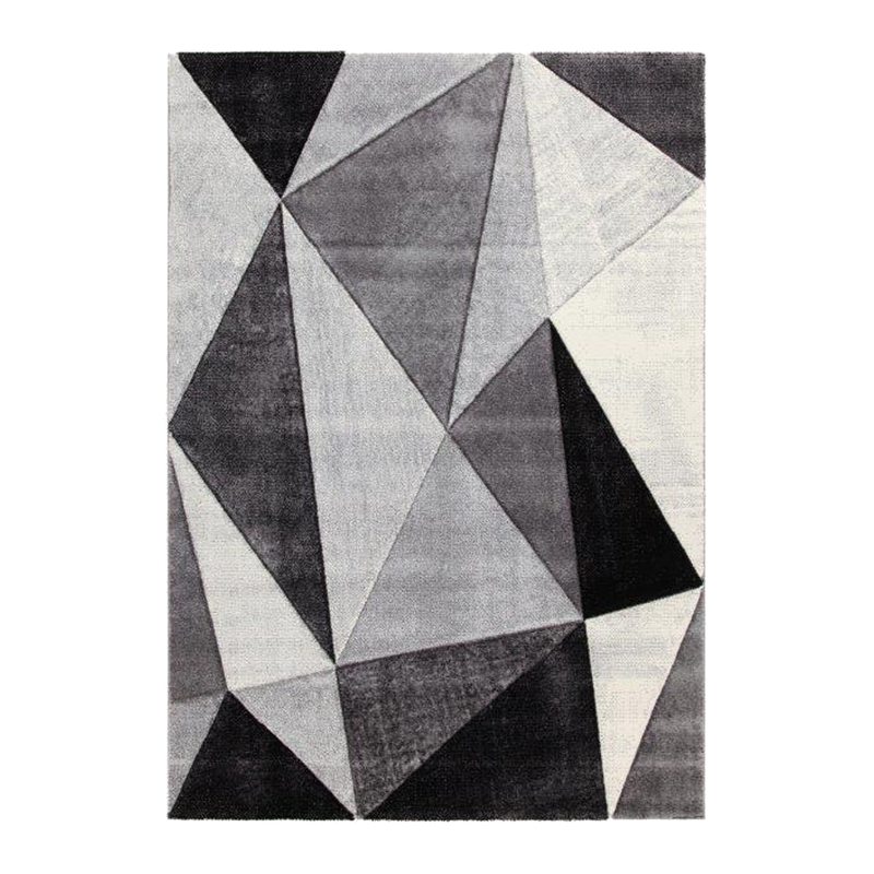 Tapis RAY coloris gris 133 x 190 cm