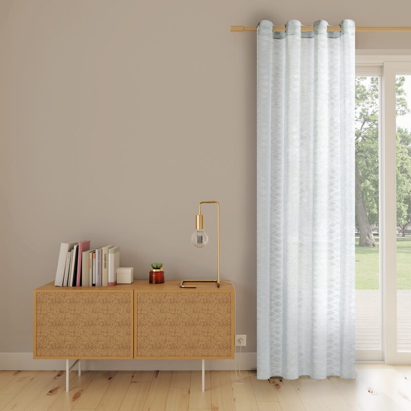 Voilage MOXA coloris beige 140 x 250 cm