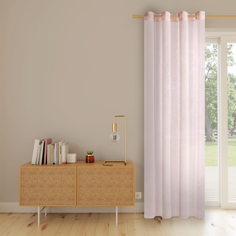 Voilage MIA coloris blush 140 x 240 cm