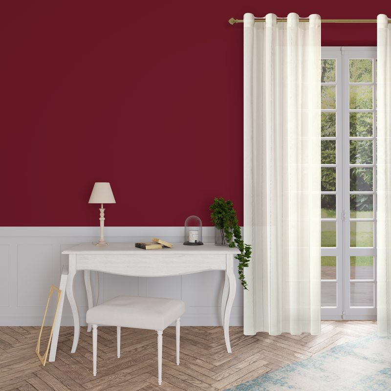 Voilage ELITE coloris argent 140 x 240 cm