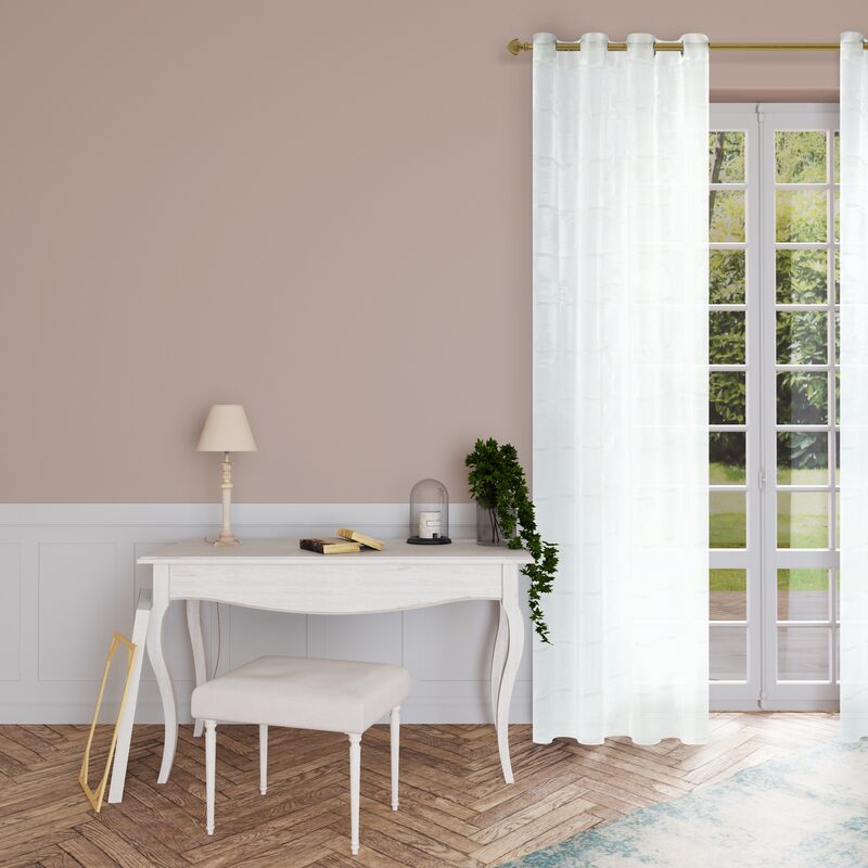 Voilage ECLAT coloris beige 140 x 240 cm