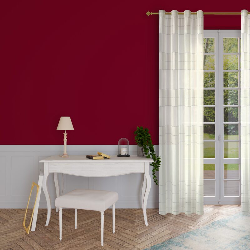 Voilage NEVA coloris ivoire 140 x 240 cm