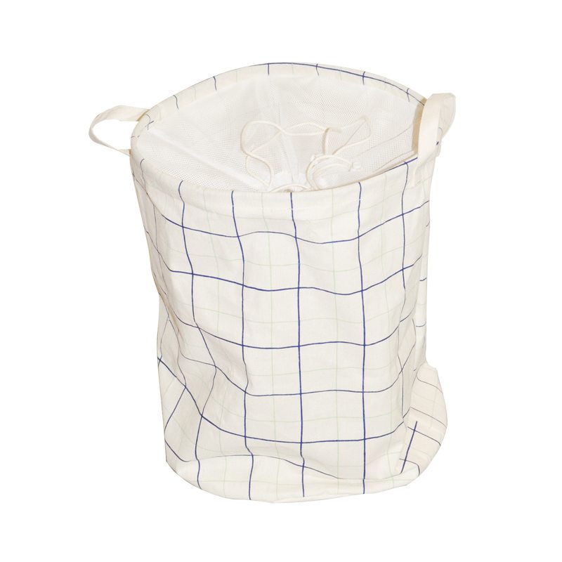 Panier à linge CARO coloris blanc