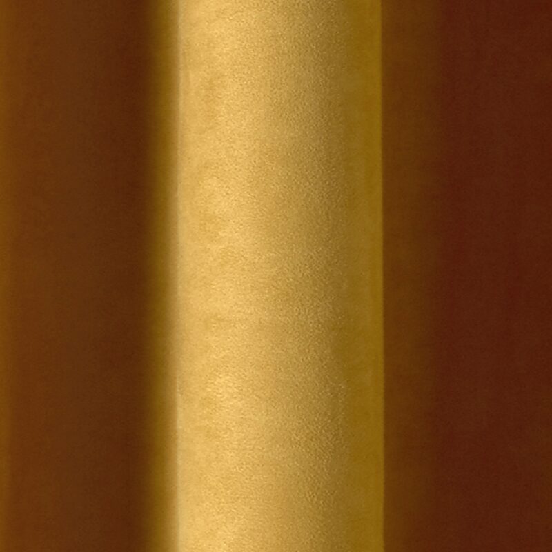 Rideau VELVET coloris ocre 140 x 260 cm