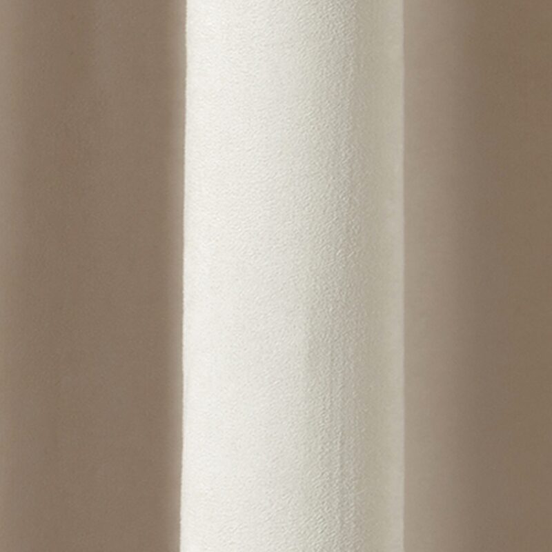 Rideau VELVET coloris écru 140 x 260 cm