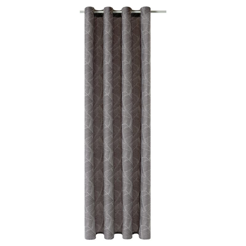Rideau SABAL coloris gris 140 x 260 cm