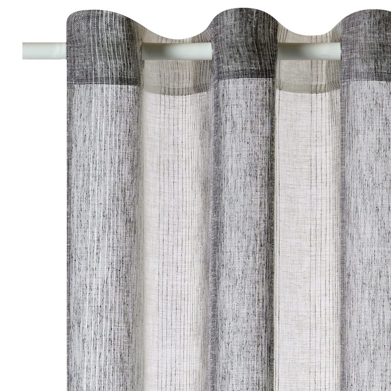 Voilage UTA coloris gris 140 x 240 cm