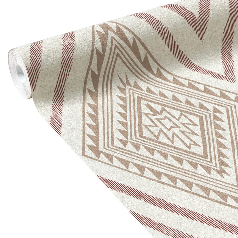 Papier peint intissé ZWARA coloris beige