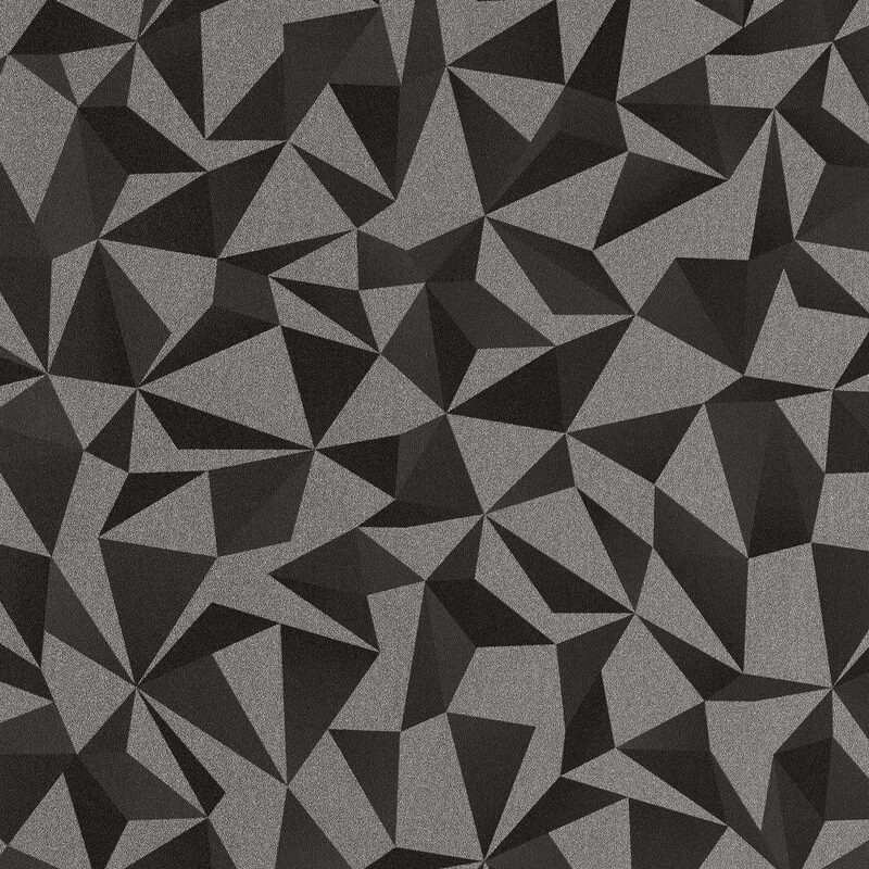 Papier peint intissé CHRYSALIS coloris noir