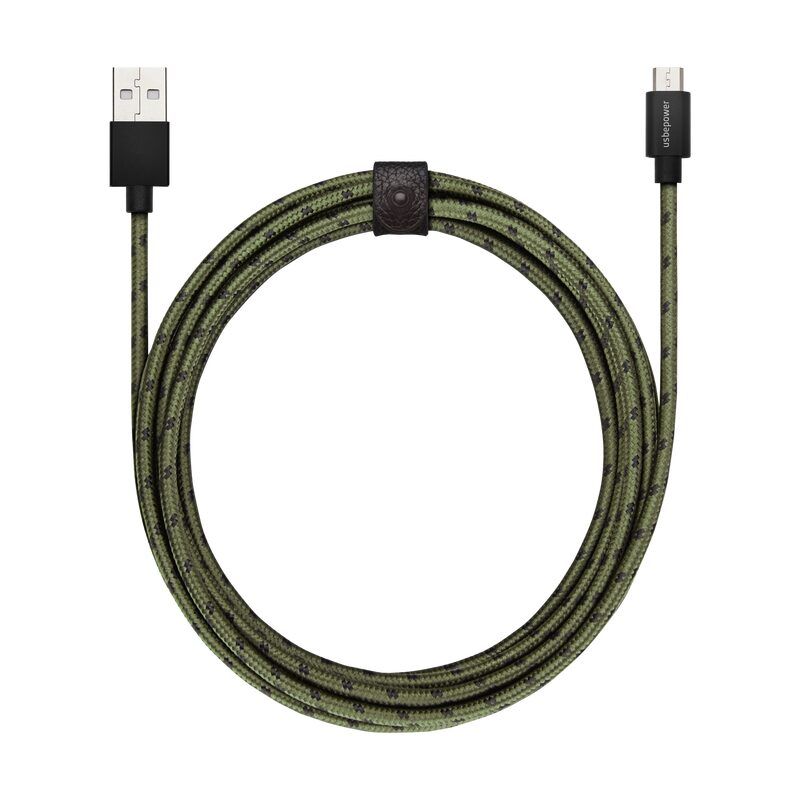 Chargeur FAB XXL MICRO USB X USBEPOWER coloris vert