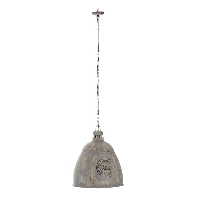 Suspension USA coloris gris 45 x 45 cm