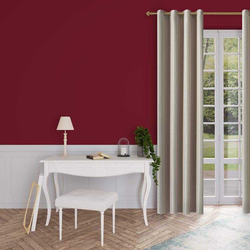Rideau DALI coloris tourterelle 140 x 250 cm