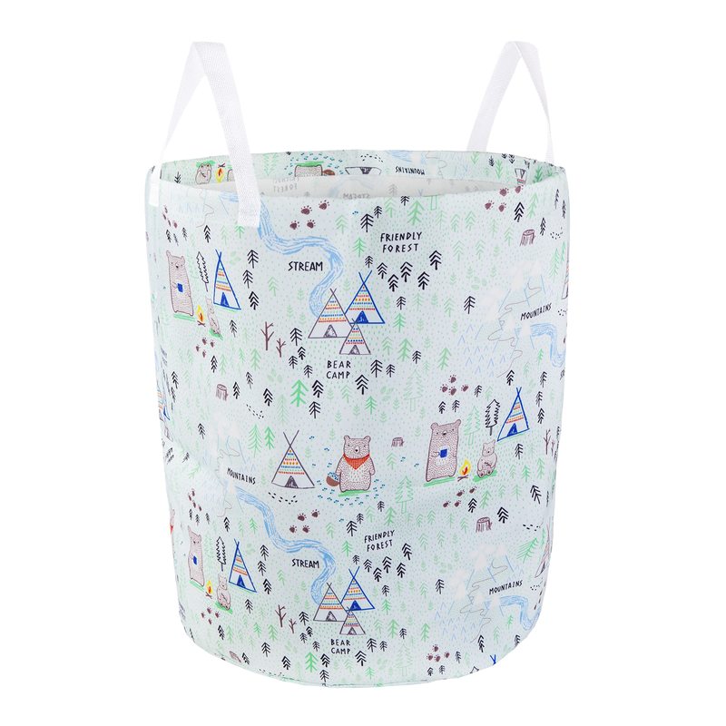 Corbeille BEAR CAMP coloris bleu