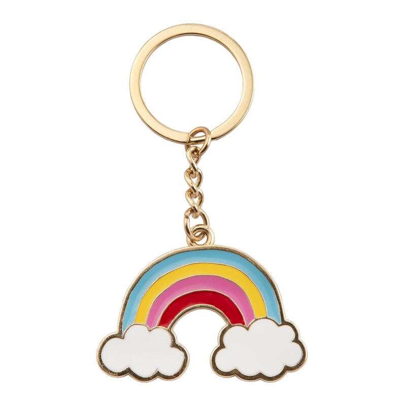 Porte clef HAPPY RAINBOW coloris multicolore