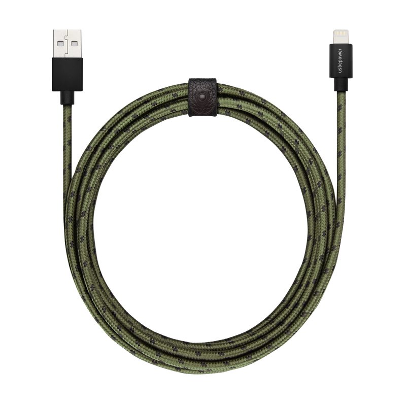 Chargeur FAB XXL LIGHTNING X USBEPOWER coloris vert