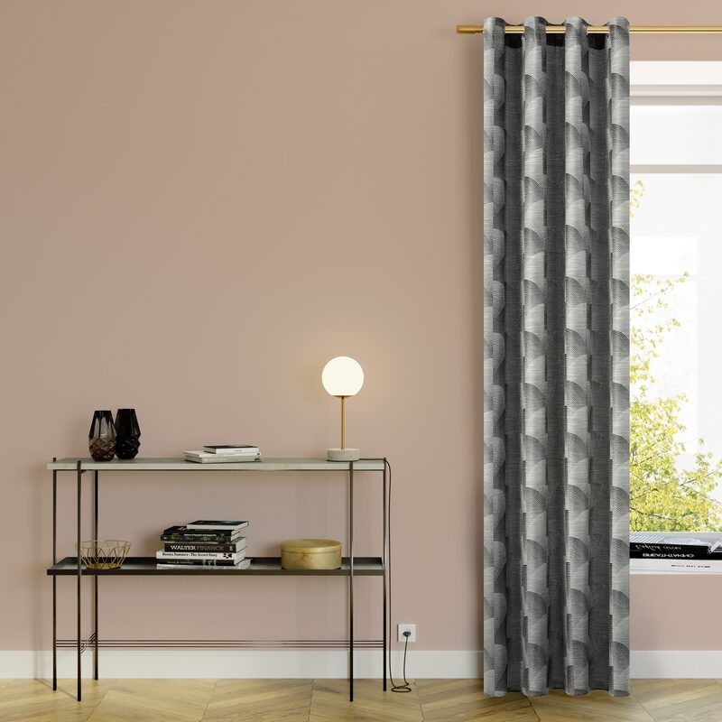 Rideau NEPTUNE coloris gris 140 x 260 cm