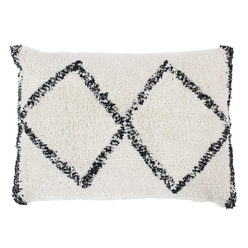 Coussin FARAH coloris ivoire 60 x 80 cm