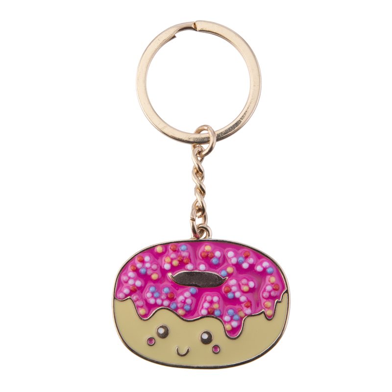 Porte clef DONUT FEVER coloris rose