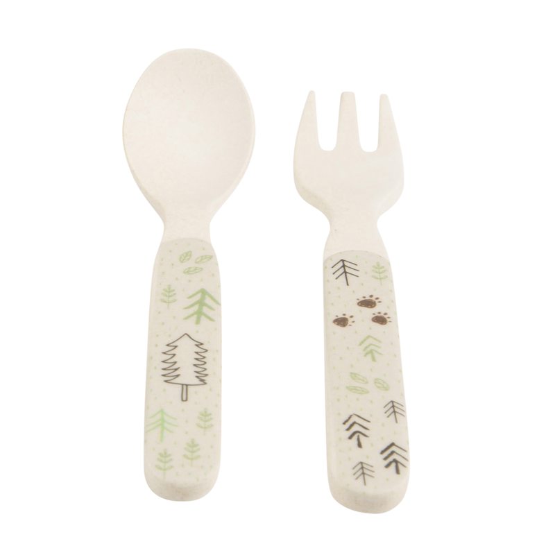 Coffret couverts BEAR CAMP coloris gris