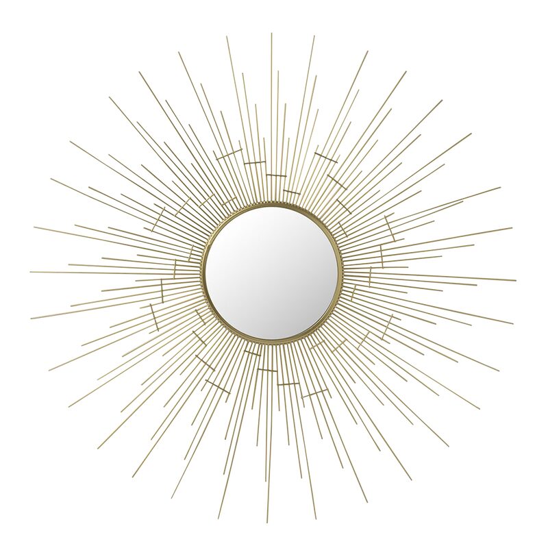 Miroir en métal DIELL 70 x 70 cm