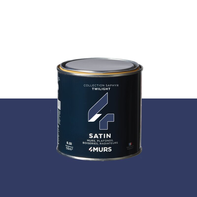 Peinture Finition SAPHYR Alkyde twilight Satiné 0,5 L