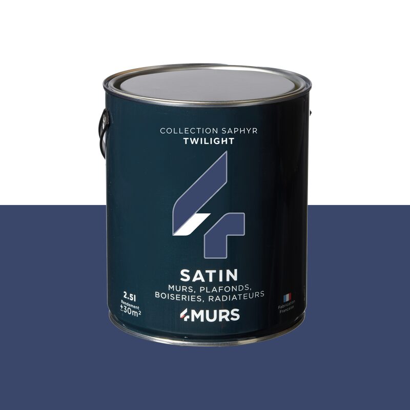 Peinture Multi-supports SAPHYR Alkyde twilight Satiné 2,5 L