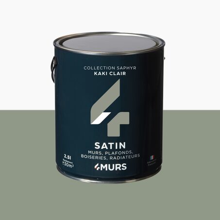 Saphyr Peinture Multi-supports Peinture kaki clair Satiné
