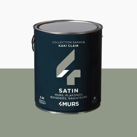 Peinture Multi-supports SAPHYR Alkyde kaki clair Satiné