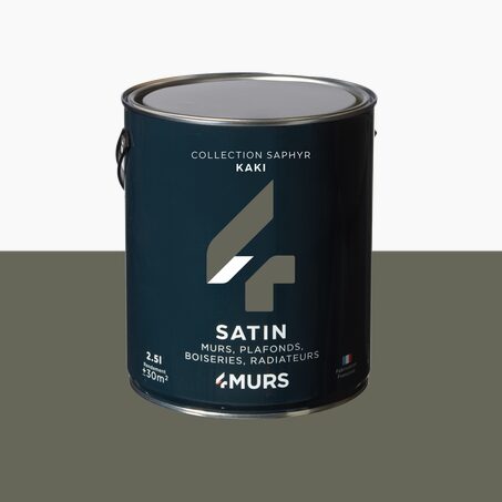 Peinture Multi-supports SAPHYR Alkyde kaki Satiné
