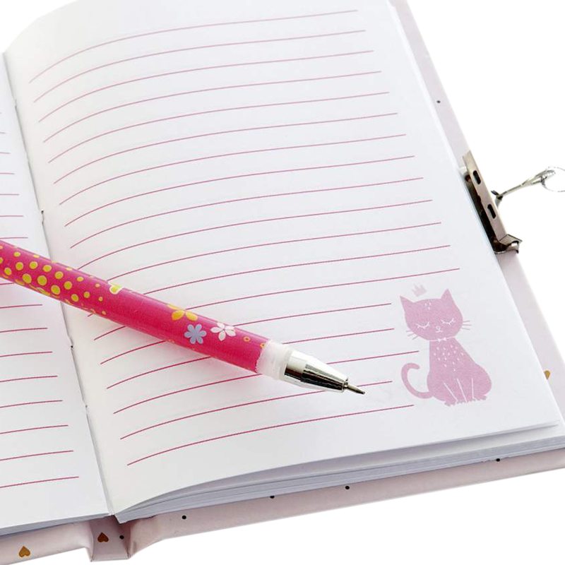 Carnet CAT JOURNAL coloris rose
