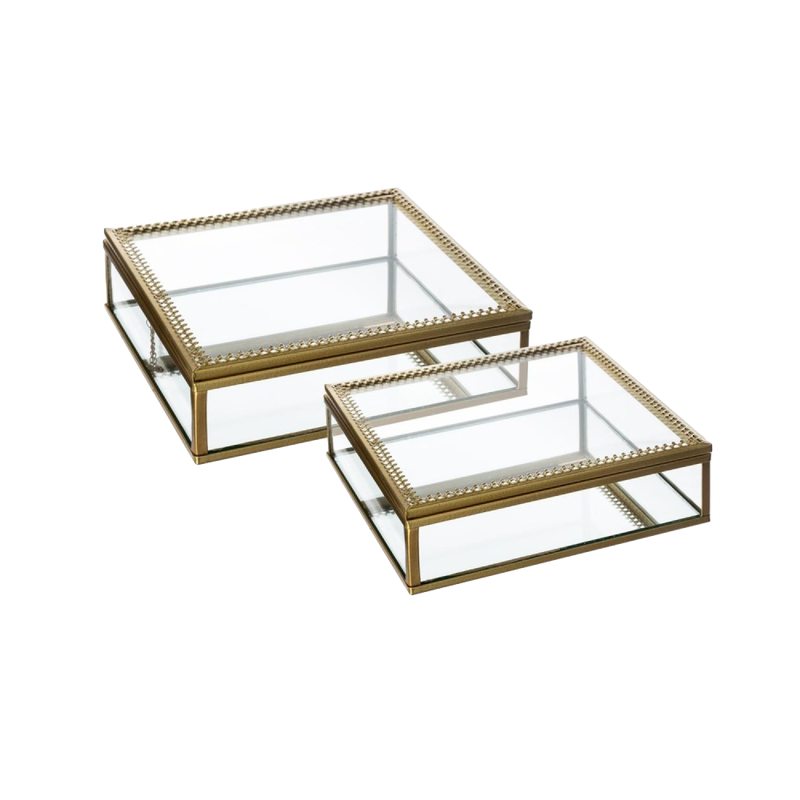 Boîte de rangement CYRELLE X2 coloris multicolore