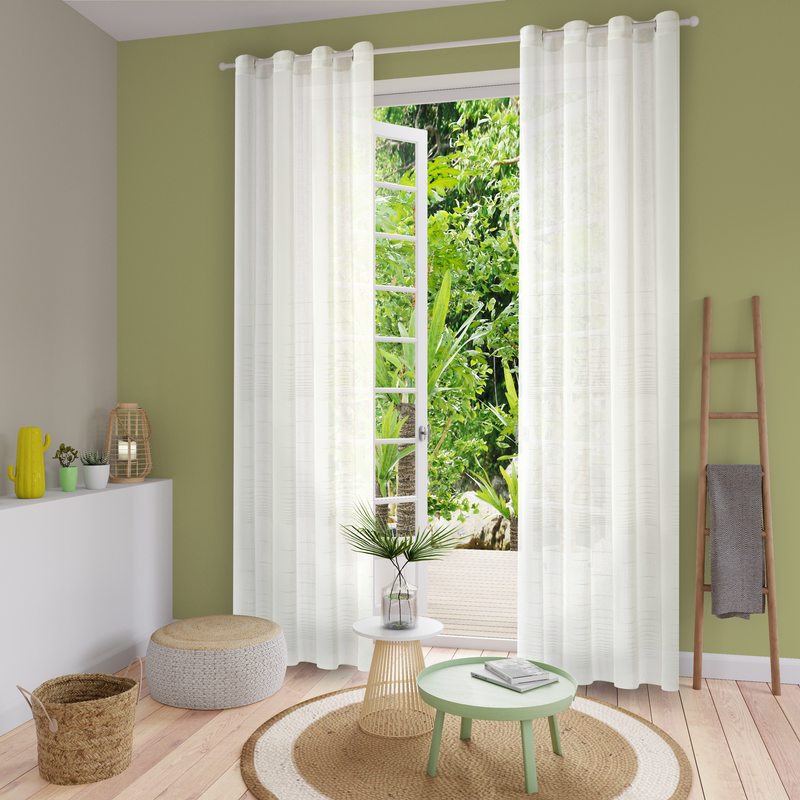 Voilage SFIT coloris beige 140 x 240 cm