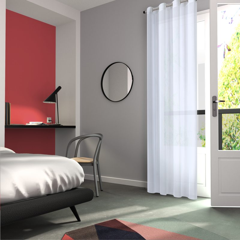 Voilage SILENCE coloris noir 140 x 260 cm