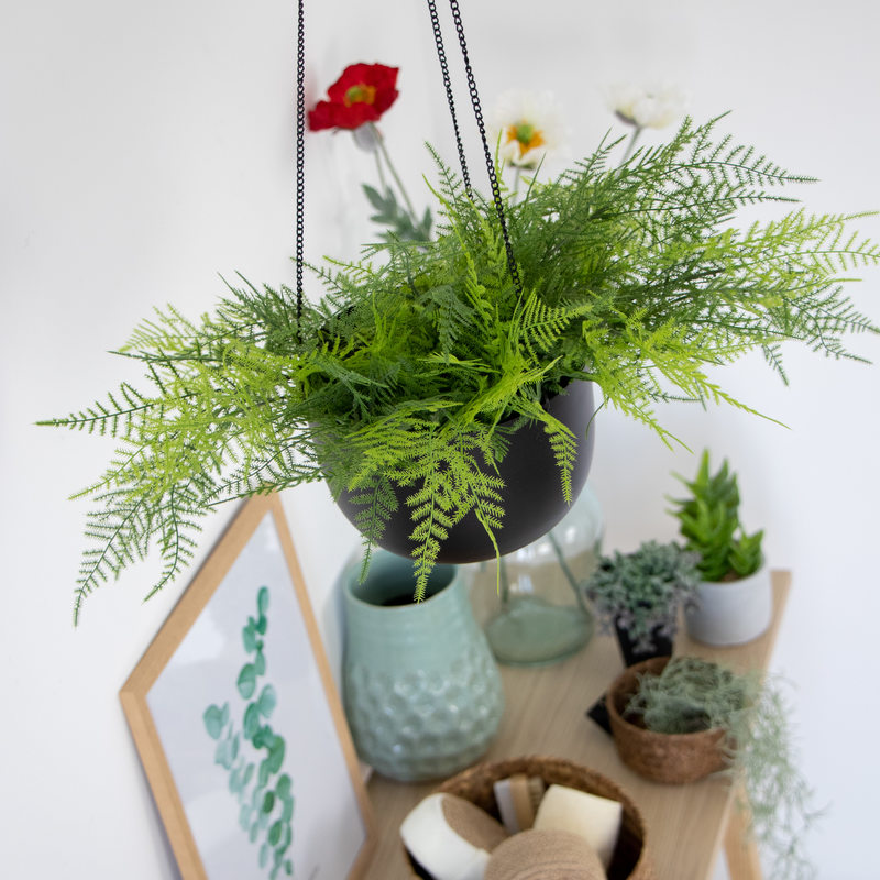 Cache-pot BLACK POT coloris noir