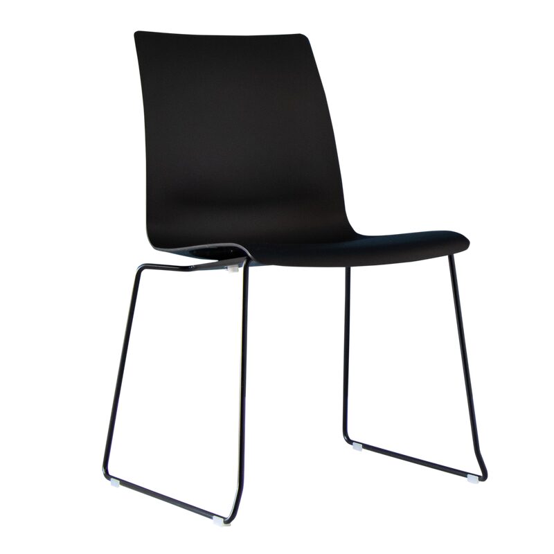 Chaise SLIDE coloris noir