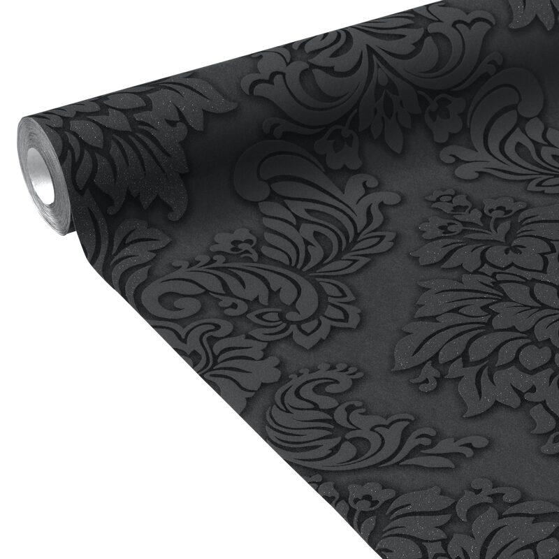 Papier peint intissé LONDON X METROPOLITAN STORIES coloris noir