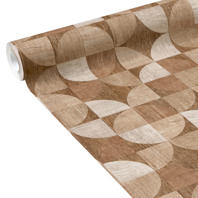 Papier peint intissé COPENHAGEN X METROPOLITAN STORIES coloris bois